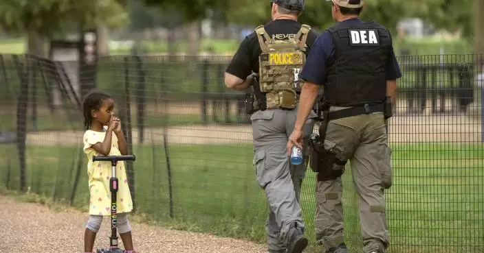 Photos of the National Guard and federal agents in Washington