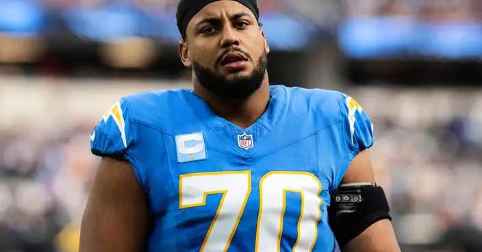 Chargers OL Rashawn Slater&#8217;s season-ending injury &#8216;a gut punch,&#8217; Jim Harbaugh says