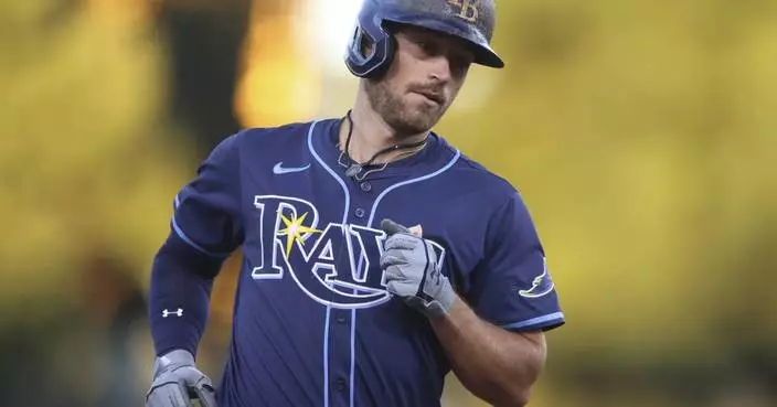 Lowe, Caminero hit 2-run homers in the Rays&#8217; 8-2 victory over the Athletics
