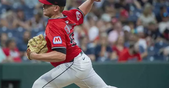 Guardians reliever Nic Enright, battling lymphoma, earns emotional first save