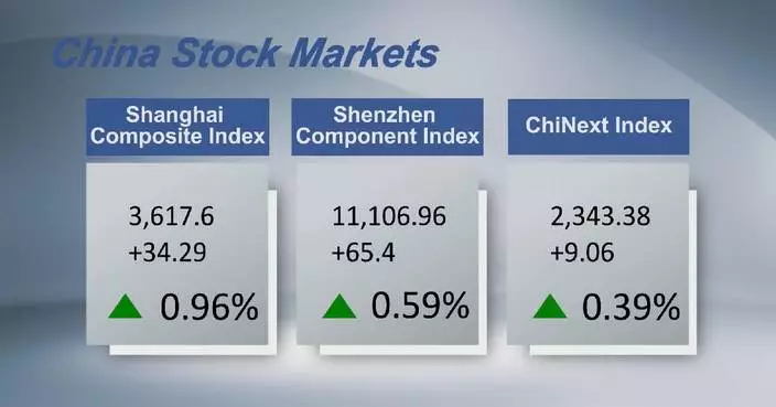 Chinese shares close higher Tuesday