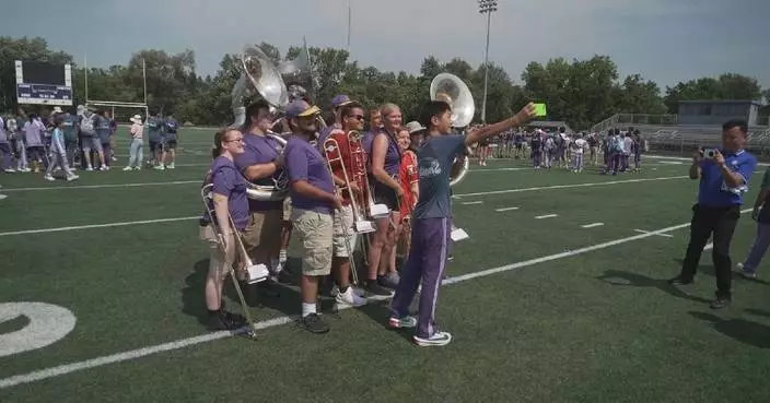 Student marching band competitors bridge cultures between China, US