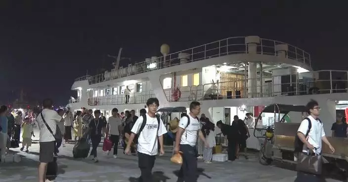 Typhoon Pudol forces massive tourist evacuation from Nanji Island