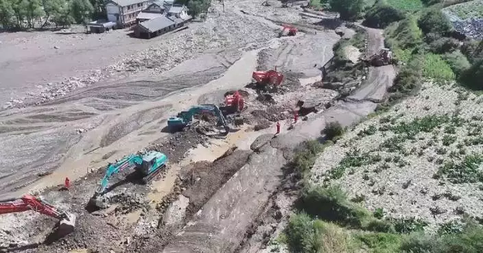 Post-flood reconstruction starts in northwest China county