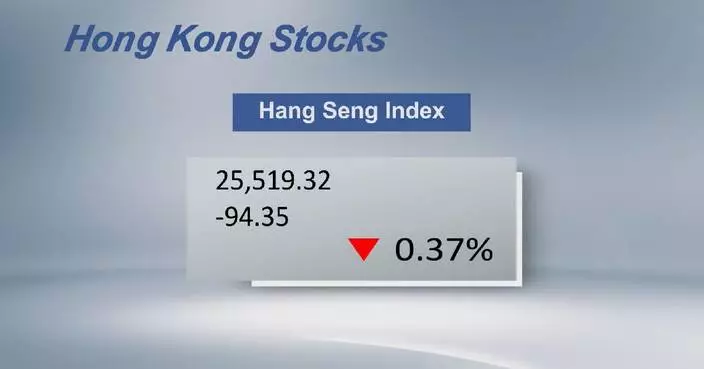 Hong Kong stocks close lower Thursday