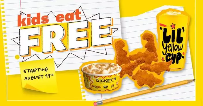 Dickey’s BBQ Pit Offers Kids Eat Free Nights Starting Aug 11