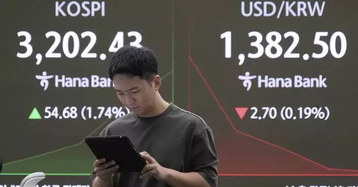 World shares advance, tracking rally on Wall Street