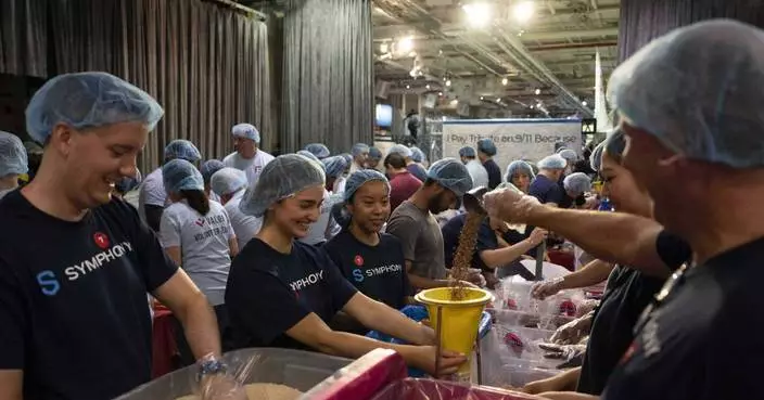 Volunteers prep millions of meals for fellow New Yorkers on 24th anniversary of 9/11