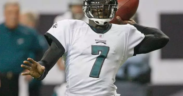 Michael Vick sparked protests when he joined the Eagles in ’09. Some fans can’t forgive his cruelty