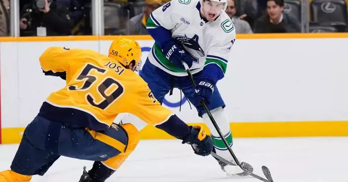 Nashville captain Roman Josi out week to week with upper-body injury