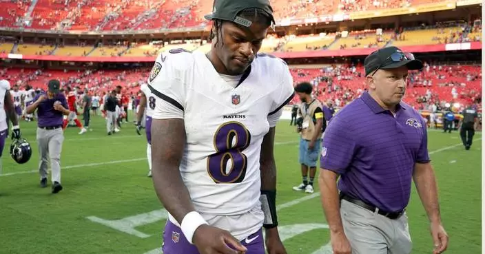 Lamar Jackson ruled out again for the Ravens because of a hamstring injury