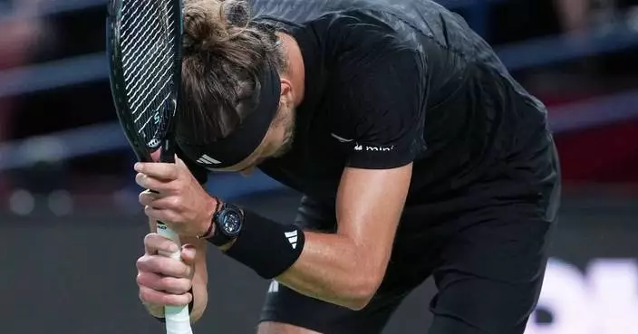 Zverev ousted by 54th-ranked Rinderknech in third round of Shanghai Masters