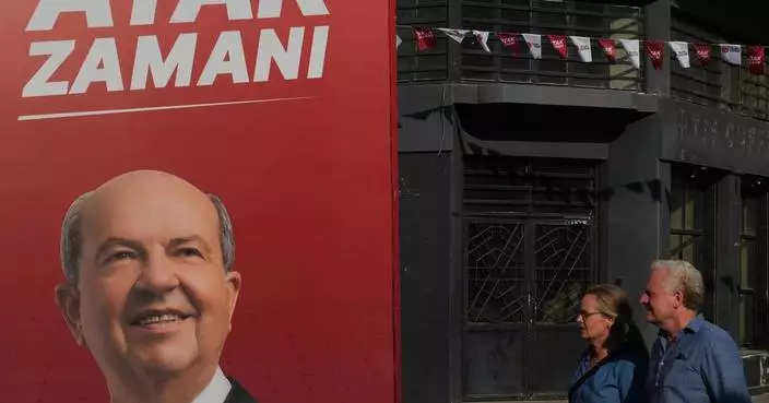 Turkish Cypriots elect new leader, reigniting hopes for renewed talks to heal Cyprus’ ethnic split