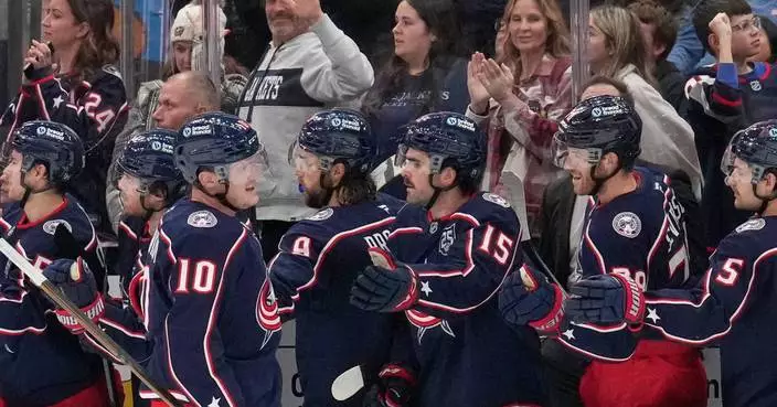 Marchenko gets deciding goal of shootout to give Blue Jackets 4-3 win over Canadiens
