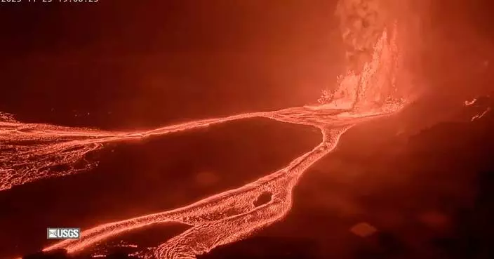Kilauea displays lava fountains for the 37th time since its eruption began last year