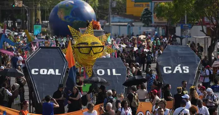 Climate protesters demand to be heard as they march on COP30 with costumes and drums