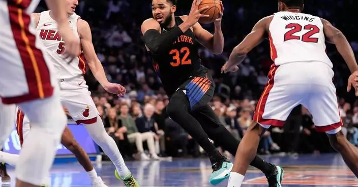 Towns, Shamet power Knicks to a 140-130 win over Heat in NBA Cup game