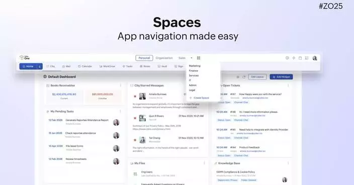 Zoho One Elevates Work with Unified Experience, Integrations, and Intelligence