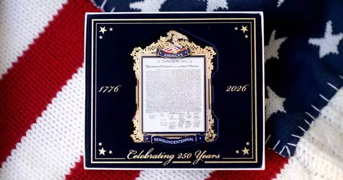 America will celebrate its 250th birthday next year. There's a commemorative ornament for it