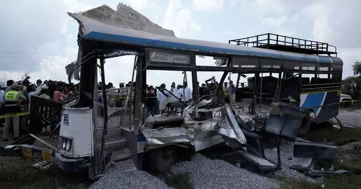 Truck rams into bus in southern India, killing at least 20 people