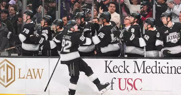 Clarke’s power-play goal ends Kings’ 3-game losing streak
