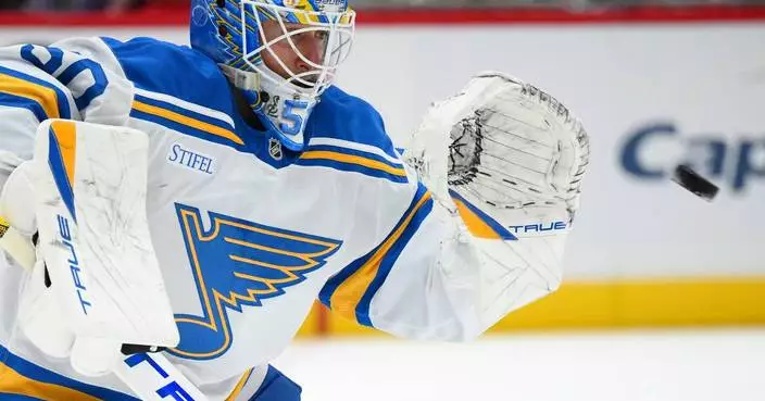 Blues&#8217; Binnington &#8216;always planned&#8217; to give Ovechkin his 900th goal puck
