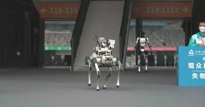 Robots assist in venue patrolling at ongoing National Games