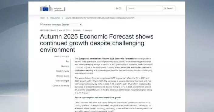 EU expects economy to expand moderately