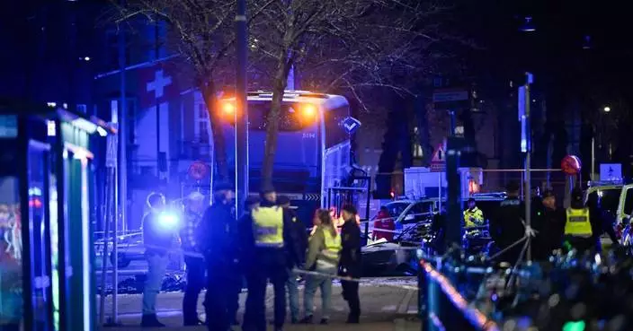 A bus crashes into a bus stop in Stockholm, killing 3 people and injuring 3