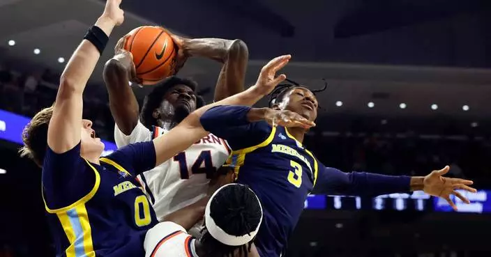 Keyshawn Hall scores 25 to lead No. 20 Auburn to a 95-57 win over Merrimack