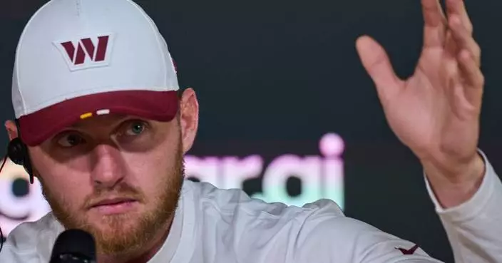 Jake Moody joins the Commanders off the Bears' practice squad to replace Matt Gay, AP source says