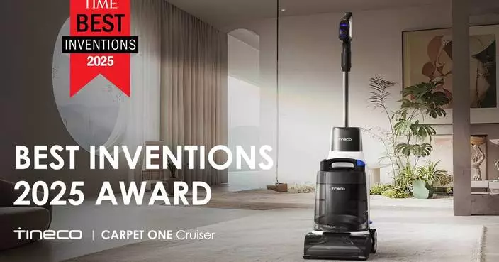 Tineco CARPET ONE Cruiser Named One of TIME’s “Best Inventions of 2025”