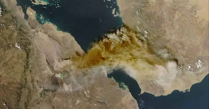 Eruption of long-dormant Ethiopian volcano subsides