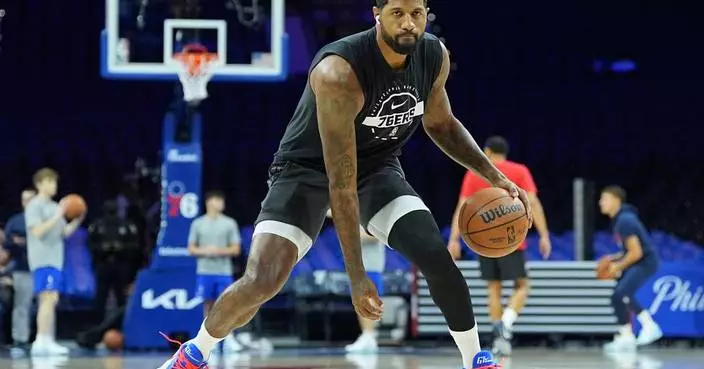 Paul George makes his season debut, starting for Philadelphia 76ers against Los Angeles Clippers