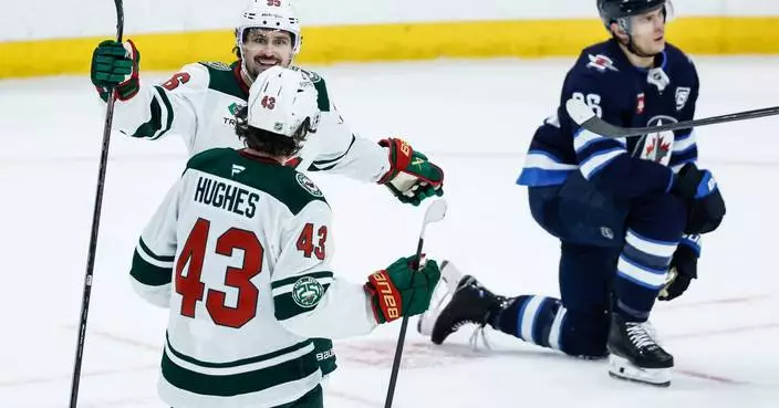 Boldy scores in OT as Wild rally to beat Jets 4-3