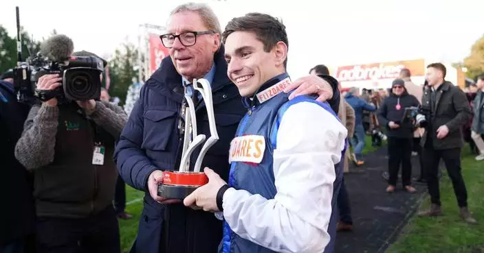 Harry Redknapp’s horse The Jukebox Man wins the King George VI Chase