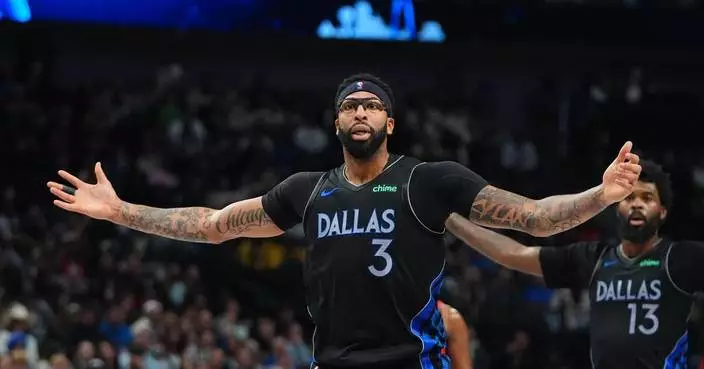 Anthony Davis bounces back from rough game with 29 points as Mavs beat Rockets 122-109