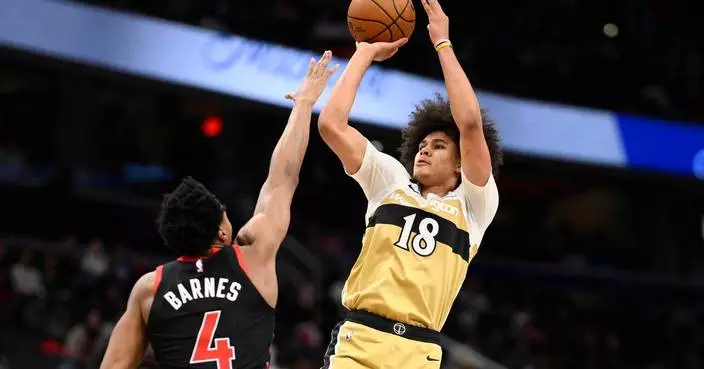 Keyshawn George scores 23 points and Wizards beat struggling Raptors 138-117