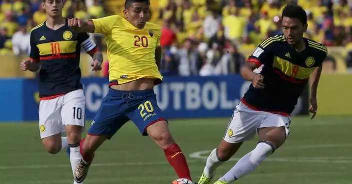 Ecuadorian police say soccer player Mario Pineida has been shot dead in an apparent attack