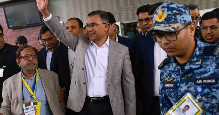 Son of former Bangladesh prime minister returns after 17 years in exile with a chance to lead