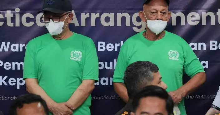 Indonesia is repatriating 2 Dutch drug traffickers convicted on drug trafficking charges