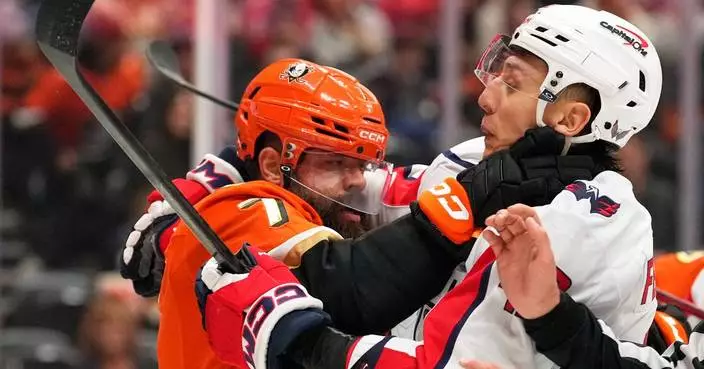 Ducks snap Capitals' 6-game winning streak with 4-3 shootout victory on goals by Terry, McTavish