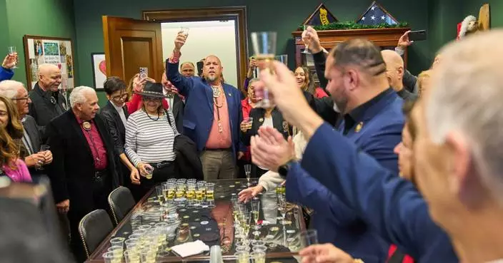 Photos of the Lumbee Tribe celebrating federal recognition