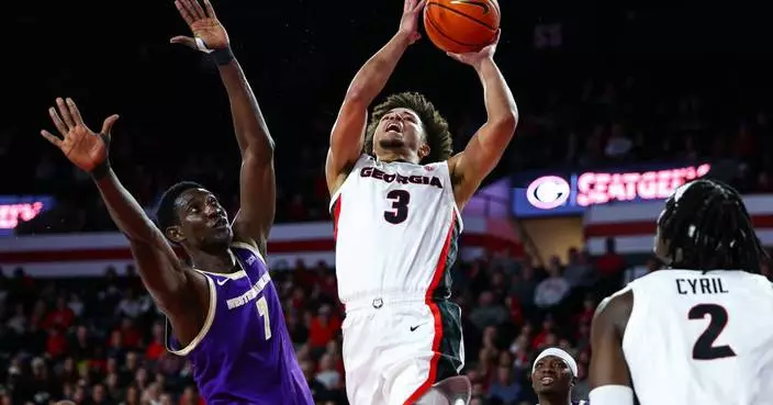 No. 25 Georgia shows off its high-scoring offense again in 112-82 win over Western Carolina