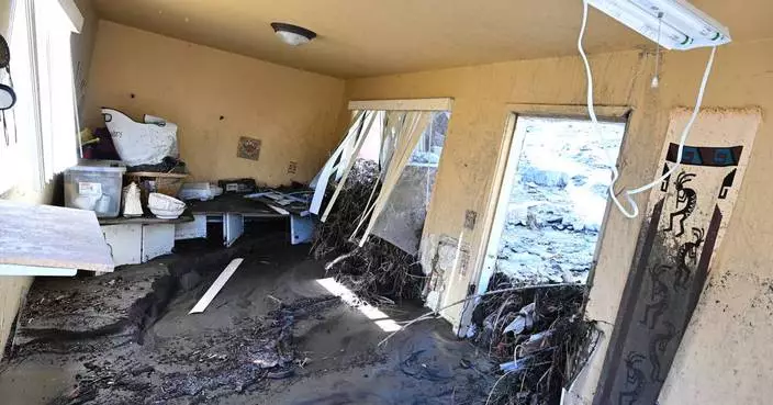 Photos show California homes buried in mud and debris during Christmas storms