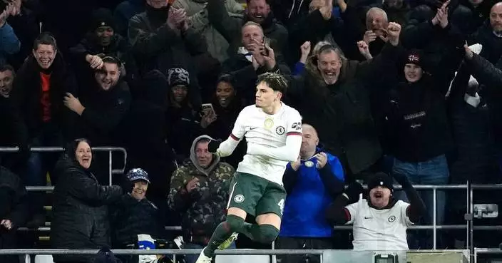 Chelsea reaches English League Cup semifinals as subs make difference in win over 3rd-tier Cardiff