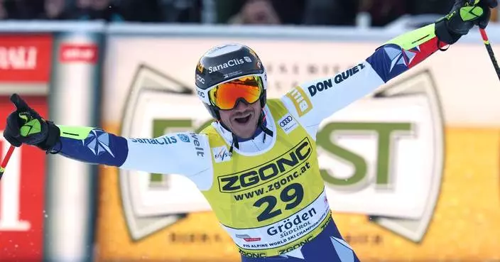 Zabystran stuns Odermatt in super-G to become first Czech man to win a World Cup race