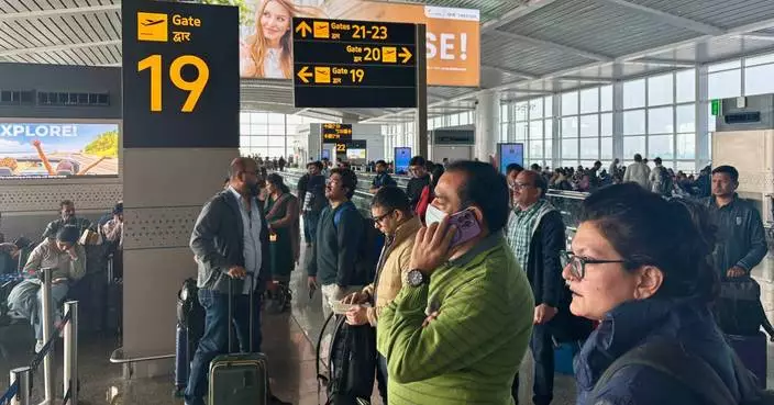 Chaos erupts at Indian airports as country&#8217;s largest airline cancels flights