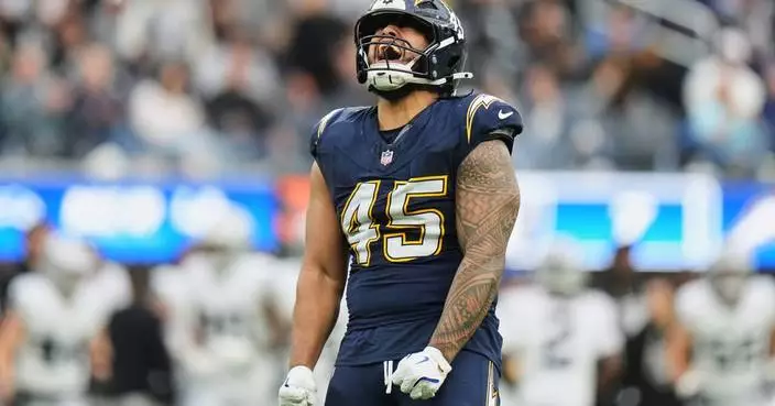 With 10 sacks and growing leadership, Chargers OLB Tuli Tuipulotu elevating all aspects of his game