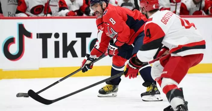 Hurricanes top Capitals 3-2 in SO in a matchup of the top teams in the Eastern Conference standings